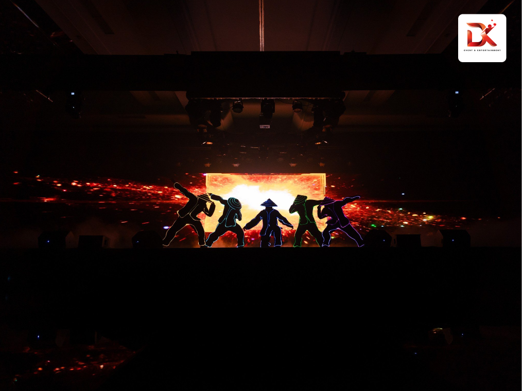 Trình diễn LED Dance kết hợp visual mapping