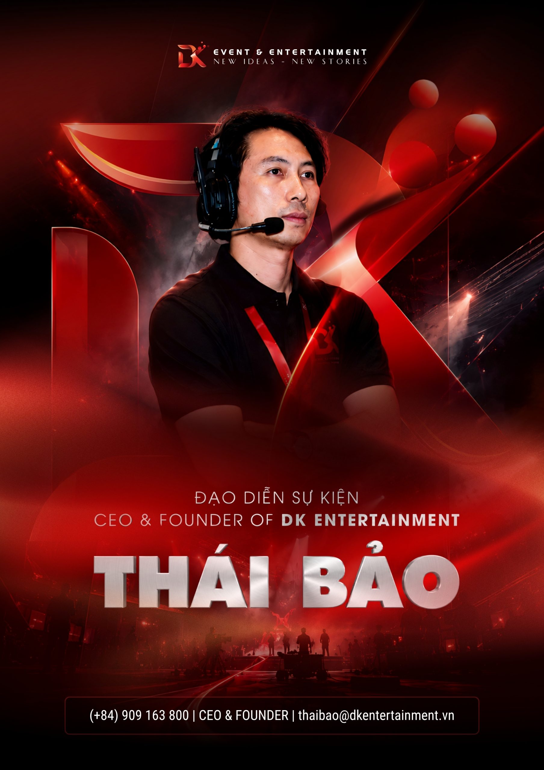 Đạo diễn Lê Thái Bảo — CEO DK Entertainment Media